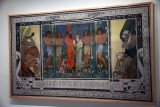 An Allegorical Wedding: Sketch for a Carpet dedicated to Mr. and Mrs. David Wolffsohn (1906) - Ephraim Moses Lilien - 4374