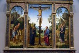 The Crucifixion with the Virgin, st John, st Jerome and st Mary Magdalene (1482-85) - Pietro Perugino - 6472