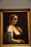 Italian Woman. Woman with the Yellow Sleeve (c. 1870) - Jean-Baptiste-Camille Corot - The National Gallery, London - 7736