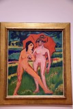 Two Girls under an Umbrella (1910) - Ernst Ludwig Kirchner - 8806
