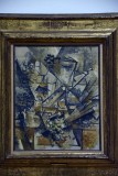 Natura morta con clarinetto, ventaglio e grappolo duva (ca. 1911) - Georges Braque - 1993