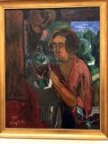 Woman With Flower (1937) - Viktoras Vizgirda - 9042