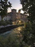 Ponte Fabricio, Tiber River, Rome - 2926