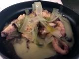 Octopus with lemon potato cream, Mugolone Ristorante, Siena - 3726