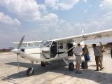 Small plane transport from Maun to Nxai Pan National Park, 28 Sep 2018
