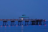 Deerfield Beach pier, night
