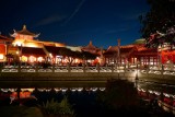 China pavilion at night