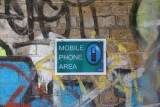 Mobile Phone Area. Not bloody likely. In an area like this, my mobile phone is hidden from view. And I leave the area toot sweet