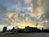 Sunset over South Beach