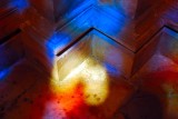 Stained Glass Light On Gothic Church
