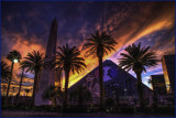 Luxor Fiery Sunset