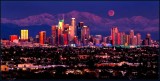 LA Winter Moonrise