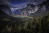 Tunnel View Rainbow