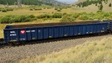 MRL 47000 series 65' gondolas (2 photos)