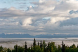 View from the Talkeetna Alaskan Lodge Verandah