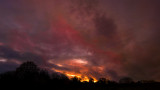 Approaching Clouds at Sunset