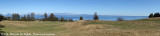 Panoramic view over Lago Ranco