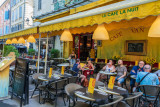 The yellow caf in Arles painted by Van Gogh