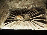 In the catacombs of the Basilica of San Francisco, Lima