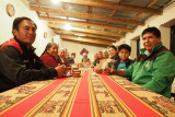 Dinner with a family in Urubamba, Peru