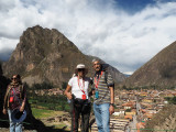 At the Temple of the Sun in Ollantyatambo