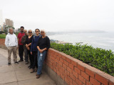 Our little group on the last day by the Pacific Ocean