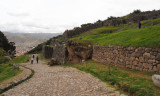 Last few steps to the entrance to Sacsayhuaman