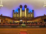 Inside the Mormon Tabernacle building
