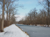 Frozen canal at Dickerson