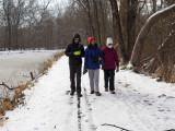 On the trail at Dickerson Conservation Center