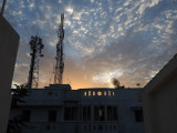 Early morning sky from the terrace