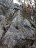 The traverse on the Billy Goat Trail