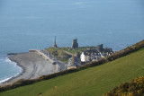 Castle ruin and Memorial from Pen Dinas