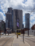 Tram and Skyscrapers