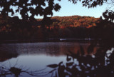 fall lake view with canoes RL