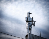 Metal Men on a Roof