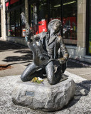 Jimi Hendrix Bronze Statue