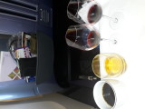 Coffe, cognac, red vine and port. Thai B777