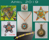 April 2019 Beading Projects