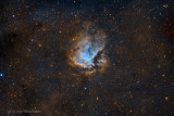 Sharpless 112 SHO (Hubble palette)