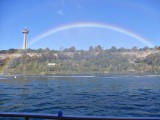When the suns out, theres always a rainbow over the Niagara Gorge