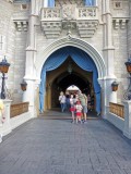 Going through Cinderellas Castle