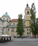 St. Nicholass Church (Ljubljana Cathedral) was consecrated in 1707