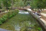 At the first stop in Krka National Park in Croatia