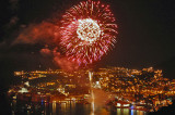 Internet photo of fireworks over Dubrovnik celebrating Summer Festival