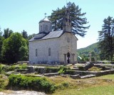 The Court Church of Cetinje sits among ruins of the original Cetinje Monastery, destroyed in 1692