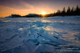 Sunset over ice 2