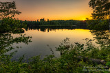 Sunset at Audie Lake