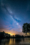 Milky Way with clouds