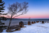 Pinks & Blues at Gooseberry Falls State park